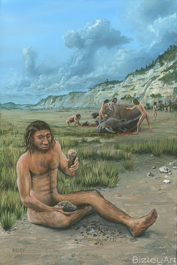 1326 Homo Heidelbegensis - side view