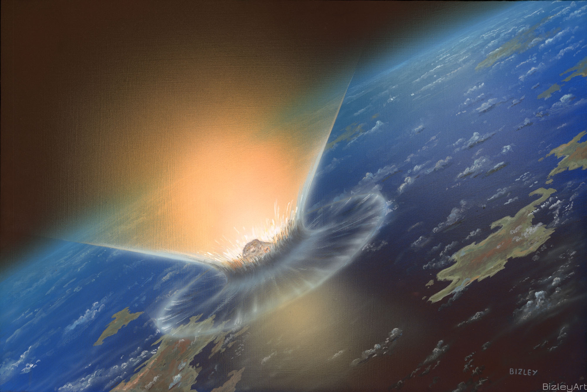 1010 Impact seen from Space 