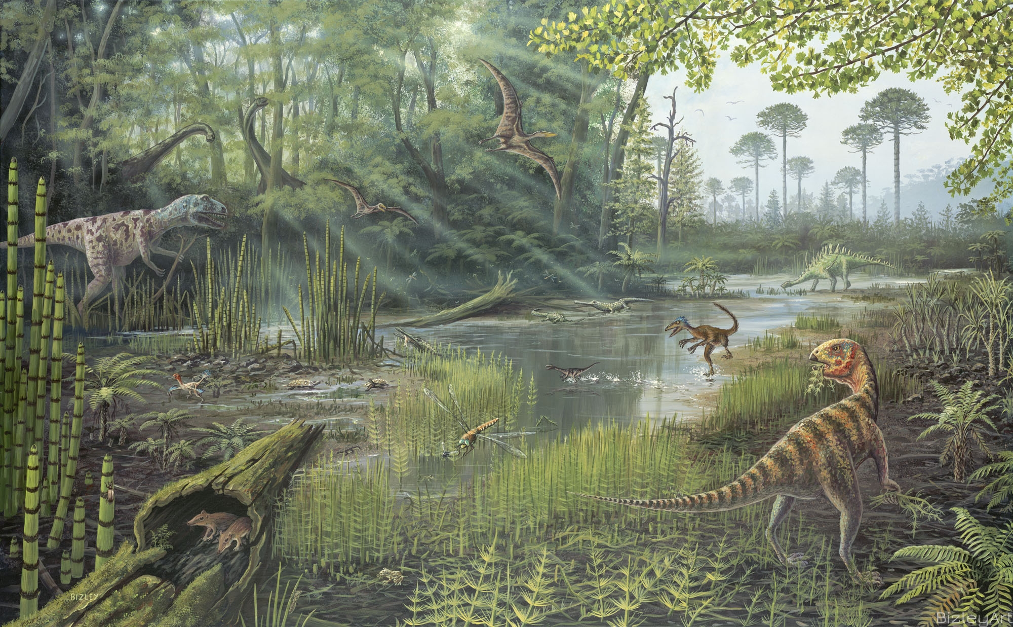 0920 Jurassic Forest Scene 