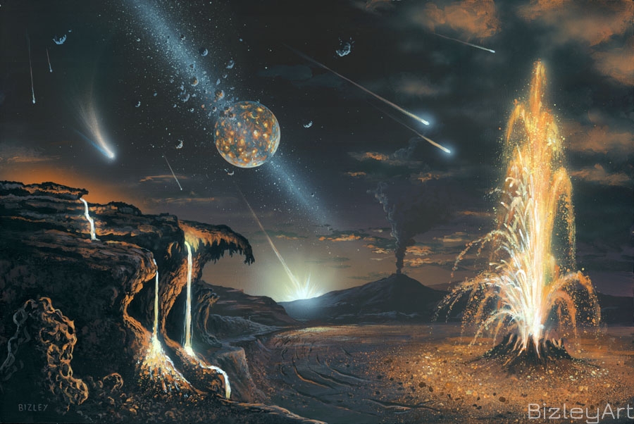 1301 Primordial Earth and Moon