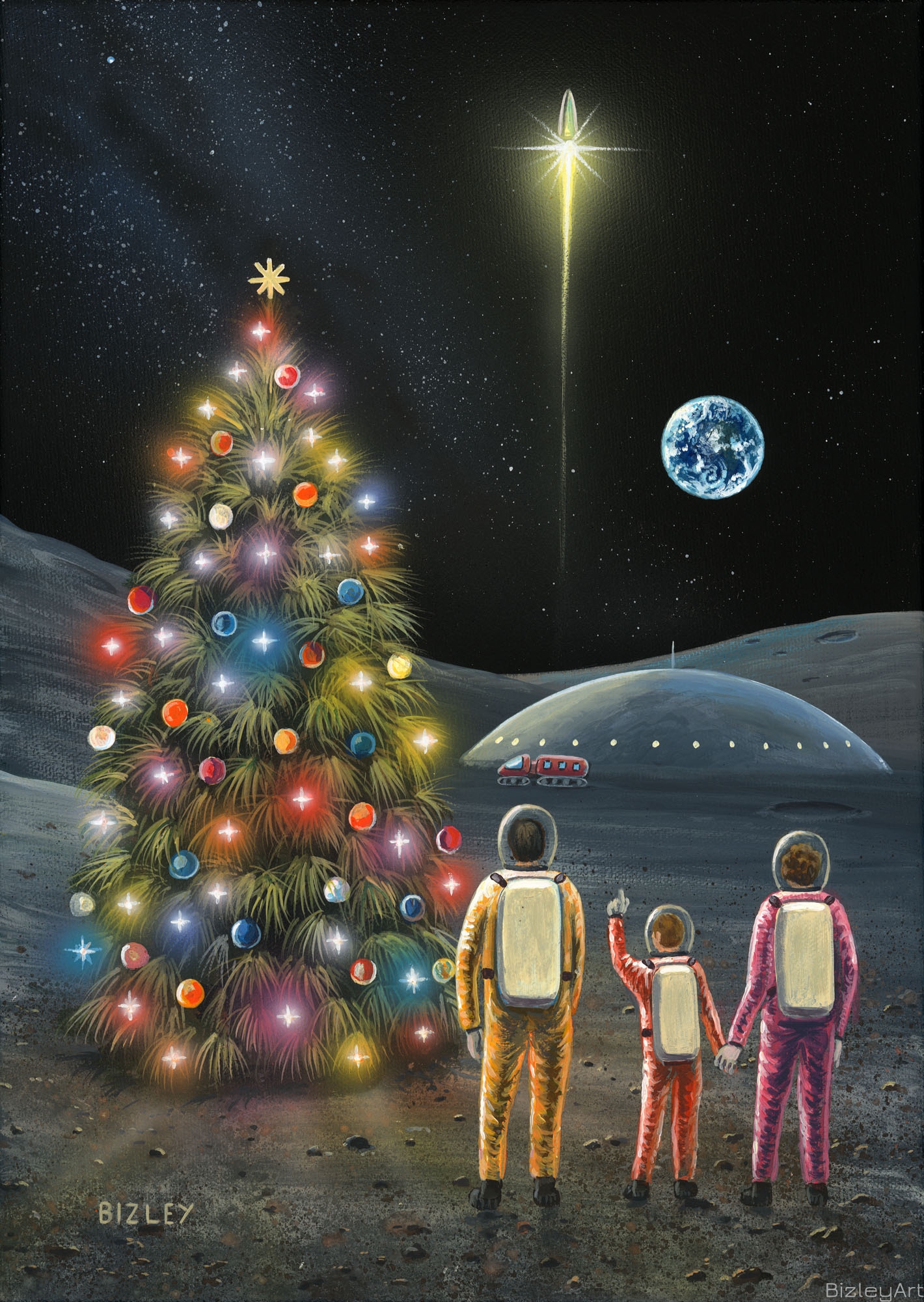 0815 Christmas Tree on the Moon