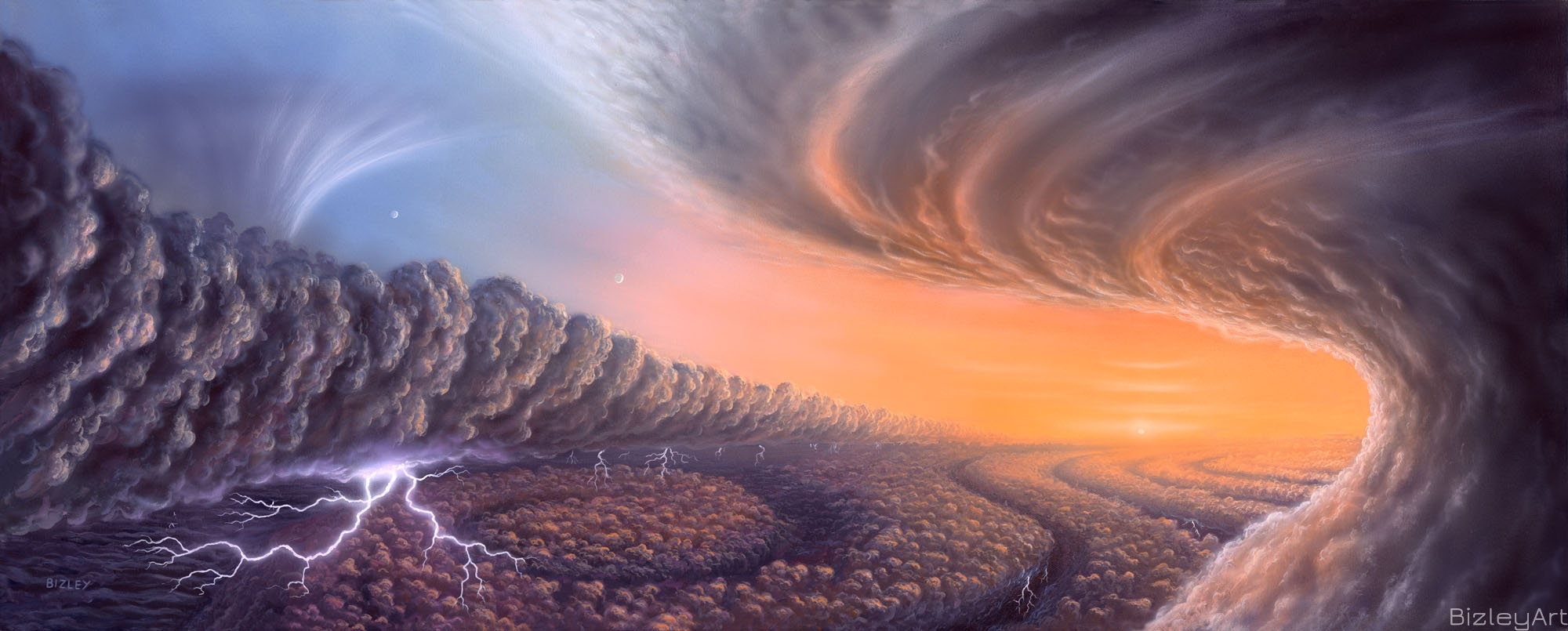 0758 Jupiter's Cloudscape 