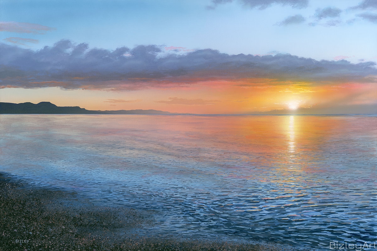 1813 Dawn Over Lyme Bay