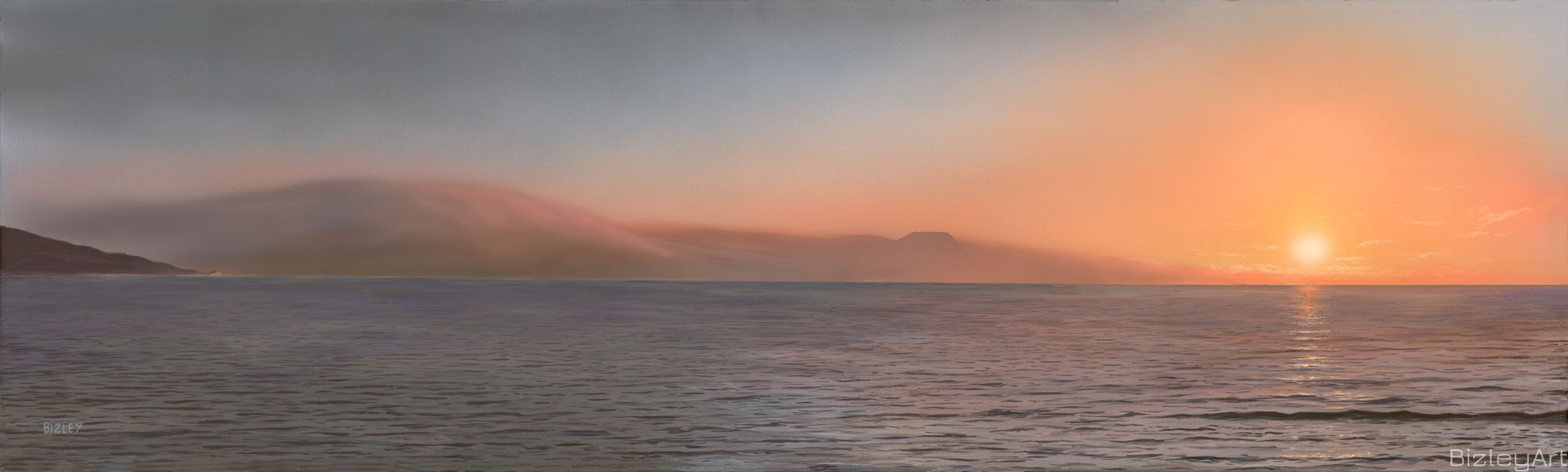 0617 Sunrise Over Lyme Bay 